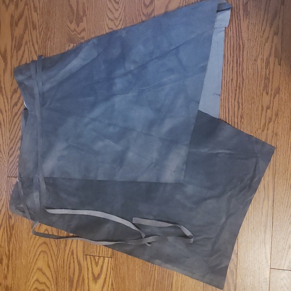 Vintage Paul Hardy Pigskin Grey Wrap Skirt